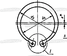 Кольцо стопорное В- 28 наружное