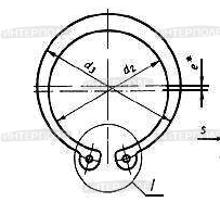 Кольцо стопорное В- 22 наружное
