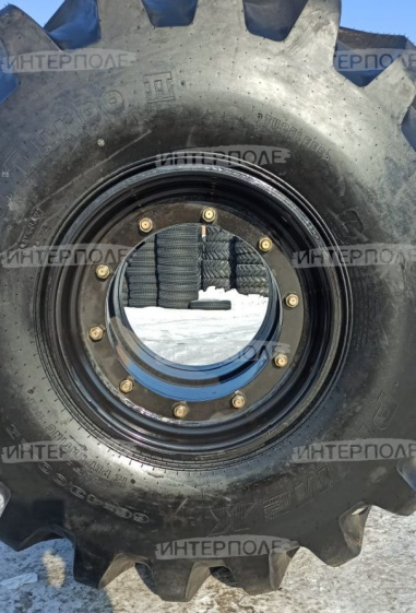Колесо в сборе (Шина 66х43 -25 Terra Turbo 2 HF-3 12НС Б/К Primex (Alliance) и Диск колеса DW36х25 (разборный, бездисковый)) (К-700А,-701) ЛЕВОЕ