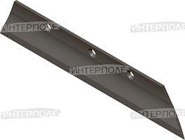 Лемех ПЛЖ L=545 мм (наплавл. лемешная сталь Л53) (РЗЗ)