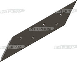 Лемех L= 822 мм, S=12 мм двухсторонний левый термообр. КПГ-2,2 ПГ-3-100 ПГ-5-100 (РЗЗ)