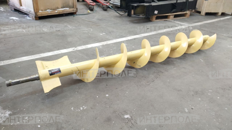 Шнек бункера горизонтальный под муфту Акрос-530/595