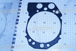 Прокладка ГБЦ ЯМЗ-240 (раздельная головка, фтор-каучук) (Ярославль)
