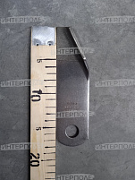 Нож измельчителя (d-19,3 5,0x50,8x181) правый подвижный гладкий с лопатками John Deere MWS