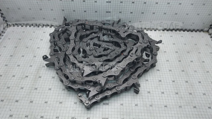 Цепь ТРД-38-5600-2-2-6-6 (5,928 м. -156зв)(d=9мм) (транспортер) проушины 2-х сторонние 