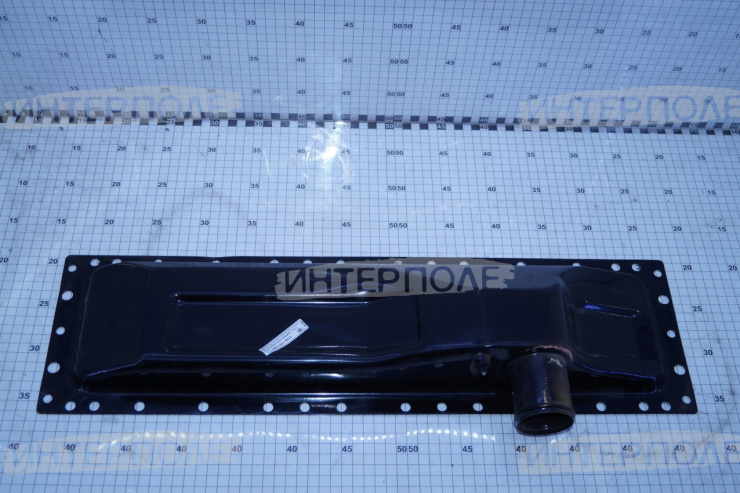 Бак радиатора МТЗ-1520, 1523, 2120, 1820, 2022 нижний (латунь) 5-рядная сердцевина (Орен.рад)