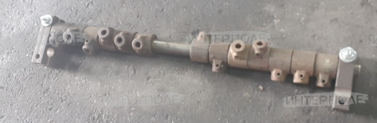 Труба пальчикового механизма битера приемного в сборе (для пальцев 14 мм) Вектор, Акрос, Торум