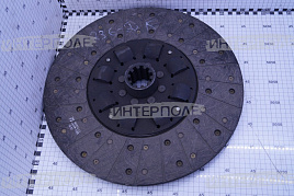 Диск сцепления ведомый к однодисковой лепестковой корзине (10 шлицов) 236ДК,238АК, (ПАО Автодизель)