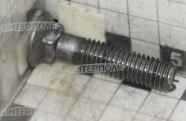 Болт М10х 45х1,5 потайная головка с квадратным подголовником, класс 8.8