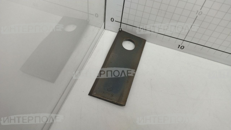 Нож роторный (d-20,5х23 4,0x48x126) правый Kverneland, Kuhn