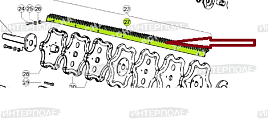 Бич барабана (1л+1п) Claas (Tucano340;440;450;470;480;570;580)