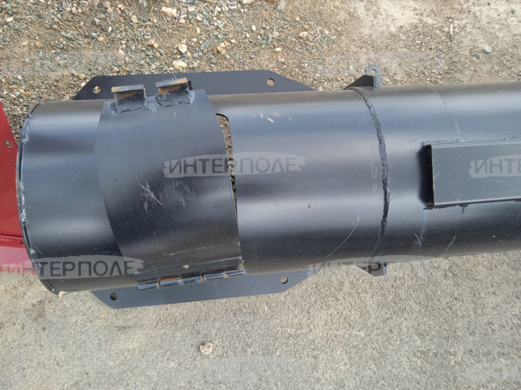 Кожух выгрузного наклонного шнека (L=5100мм) Есиль-740, КЗС-812, Есиль-730,КЗС-10К Гомсельмаш