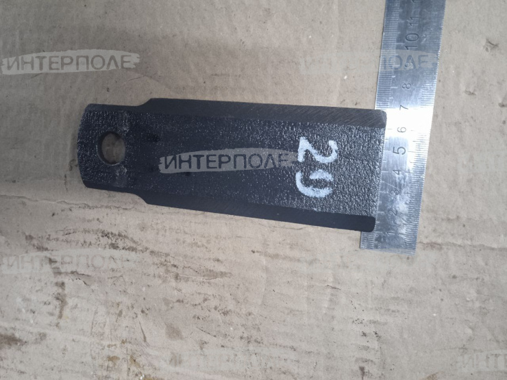 Нож барабана измельч. (173х59 S-5, D=18мм) (КЗС-10.12 ) ротора Есиль-760, КЗС-1218,Есиль-750,КЗС-10К Гомсельмаш