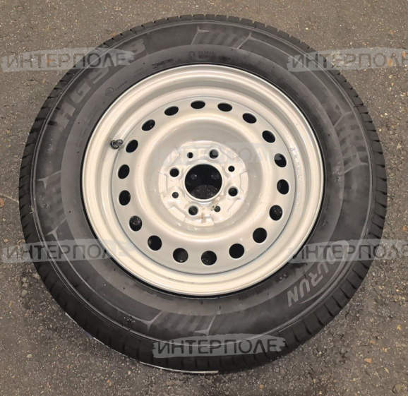 Колесо в сборе (Шина 175/70 R13 HG918 /82T/ Б/К Durun и Диск колеса 5Jх13 (4 отв))