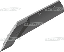 Лемех L= 600 мм с долотом левый ПОН-3 ПОН-4 ПОН-4+1 ППО-5-35 ППО-5/7-35 ППО-5/6-35 (РЗЗ)