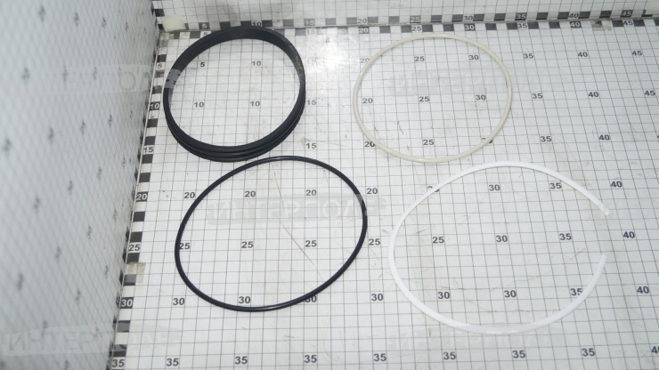 Ремкомплект уплотнительных колец гильзы ЯМЗ-236, 238, 236НЕ2, ЯМЗ-7511 (резина+фторопл.кольцо) на 1 гильза-поршень (Ярославль)