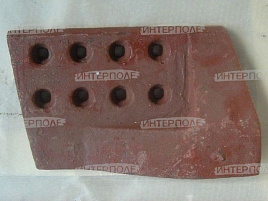 Нож боковой левый Б-170, Т-170, Б-10 (8 отверстий) 