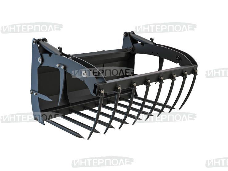 Вилы с прижимом для работы с джойстиком КУН (TURS)-2000-12Д для погрузчика ТУРС