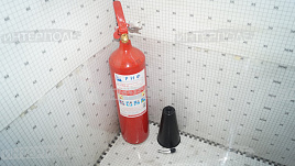 Огнетушитель углекислотный ОУ-2, 2л (раструб + трубка для подключения) ВСЕ
