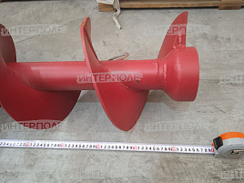 Шнек наклонный, вертикальный, выгрузной (шлиц.внутр, 10 витков,замена КЗР 0206010Б) Есиль-760,КЗС-1218,Есиль-750,КЗС-10К, Ростов