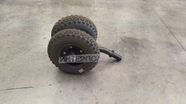 Колесо самоустанавливающееся в сборе со стойкой и ступицей БМШ-15