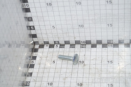 Болт М 8х 35х1,25 круглая головка с квадратным подголовником, класс 5.8