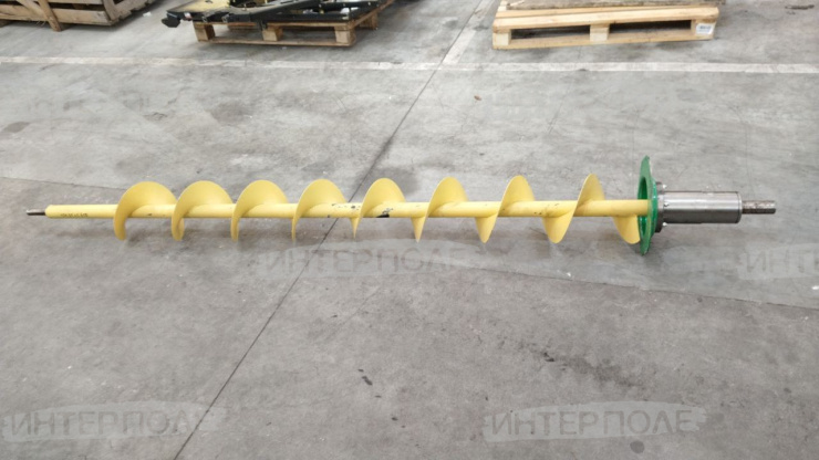 Шнек бункера горизонтальный в сборе Вектор