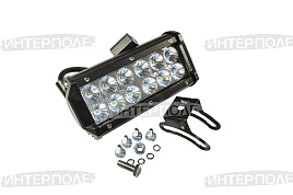 Фара светодиодная прямоугольная 36W 12х3W (Flood) Рассеянный свет универсальная 12-24В