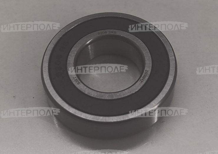 Подшипник 180206 (6206-2RS) (30х62х16) (BIST)