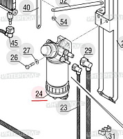 Топливный фильтр в сборе Manitou