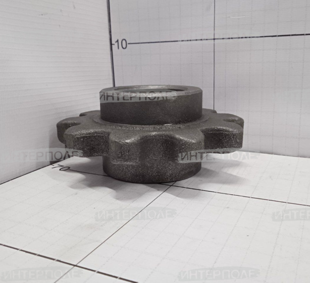 Звездочка (z=10, t=38,0 d вала=50 мм.) верхнего вала наклонной камеры Есиль-740,КЗС-812,Есиль-760,КЗС-1218,Есиль-750,КЗС-10К