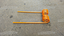 Зуб пружинный d=10,0 мм, L=360(402) мм БЗГ Мечта (оранж.,полимер)