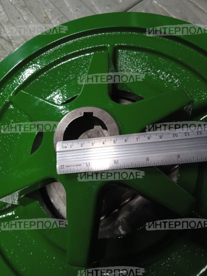 Полушкив (шкив промежуточный привода двухскоростного барабана) (H115599), John Deere (T550,W540, W550,W650)