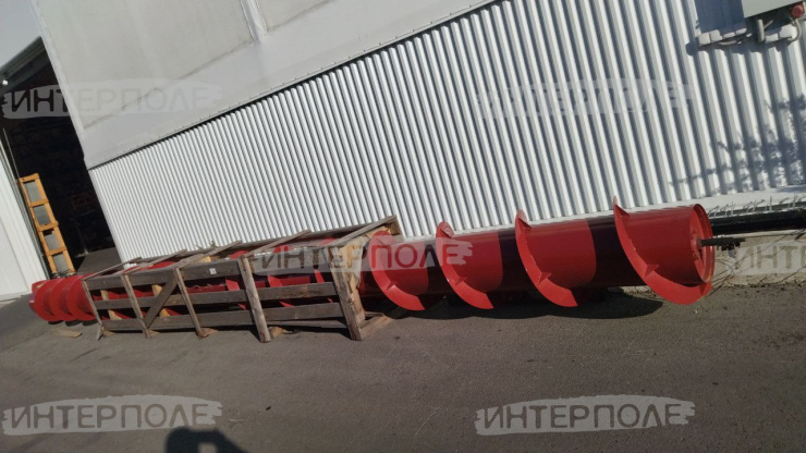 Шнек жатки захватом 9м с 2006 г. Вектор, Дон-1500Б, Акрос, Торум