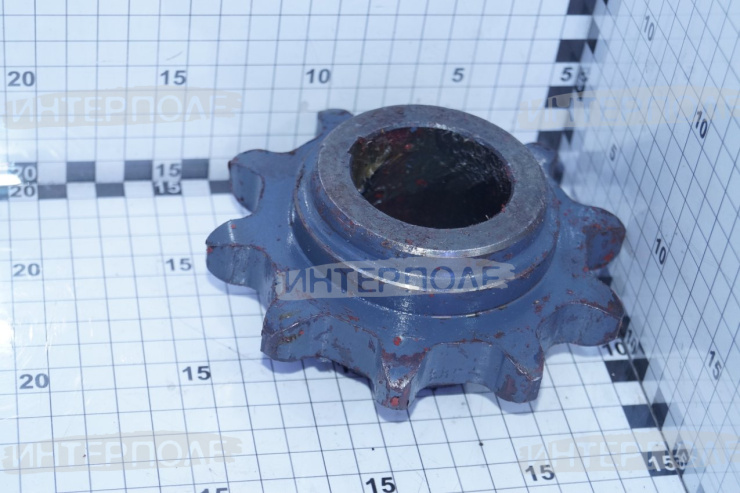 Звездочка (z=10, t=38,0 d вала=50 мм.) верхнего вала наклонной камеры Есиль-740,КЗС-812,Есиль-760,КЗС-1218,Есиль-750,КЗС-10К Гомсельмаш