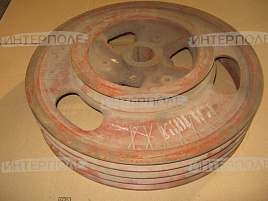 Шкив 5-руч. (d=296мм. D=522мм.) главного контрпривода Нива, Енисей