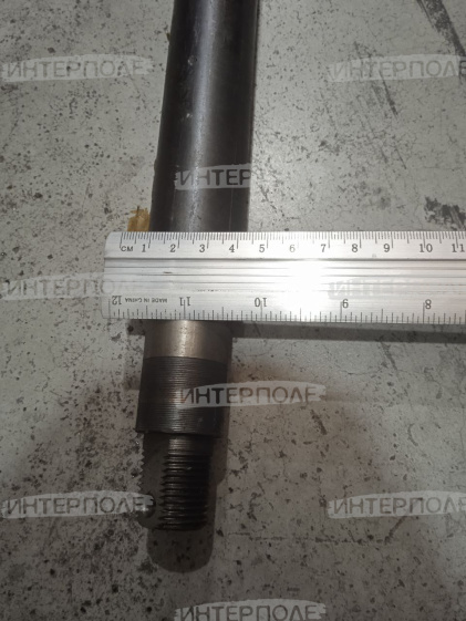 Вал барабана нижнего наклонной камеры под шплинт КЗС-1218, Есиль-760, КЗС-10К, Есиль-750 Гомсельмаш