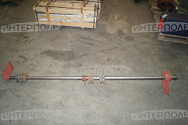 Вал ведущий привода продольных транспортеров в сборе (под якорную цепь) КТУ-10