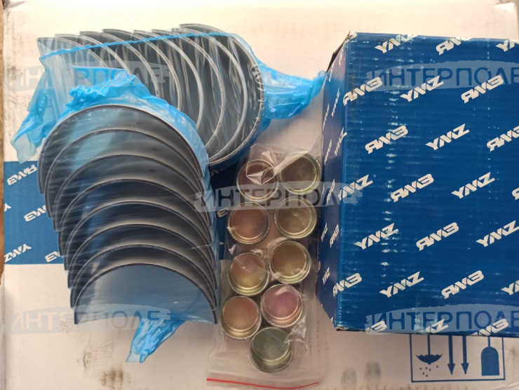 Вкладыши ЯМЗ-238 шатунные стандарт (номинал) (ПАО Автодизель, Димитровград)