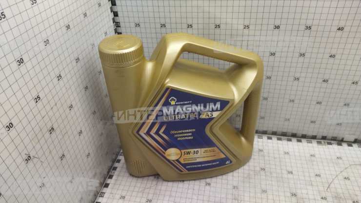 Масло моторное Роснефть Magnum Ultratec 5W30 4 л. синт. API SL/CF