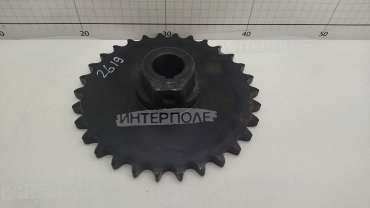 Звездочка (z=30, t=19,05, d=30) верхнего вала колосового элеватора очистки Есиль-740, КЗС-812,Есиль-760,КЗС-1218