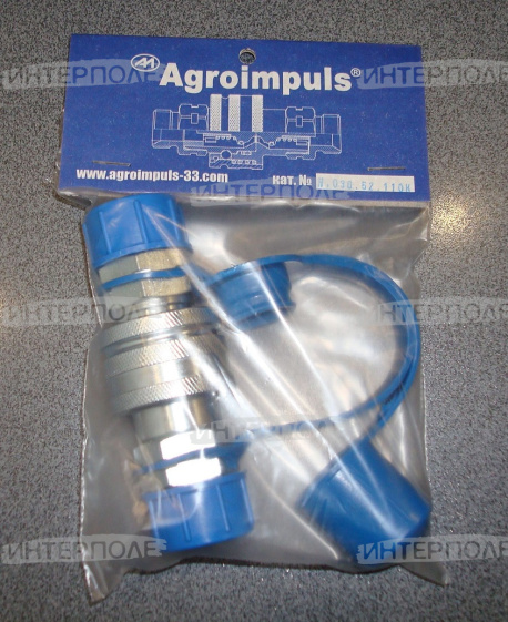 Муфта разрывная М20х1,5 Евро (мама+папа) нар.резьба МТЗ, ЮМЗ, Т-40 "Агро-Импульс"