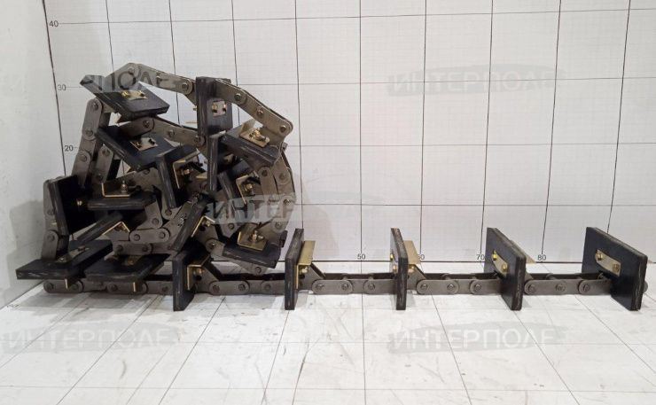 Транспортер колосового элеватора цепной L-2964мм (19 скребков) ЕНИСЕЙ - CHOHO