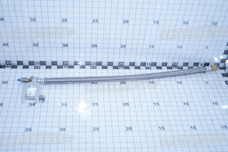 Шланг подкачки внутреннего колеса (мет. оплетка с кронштейном, L=350мм) КАМАЗ/МАЗ