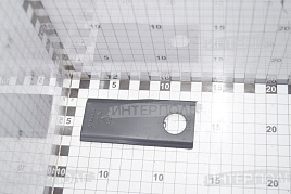 Нож роторный (d-21 4,0х45х107) правый ЖТТ, MWS