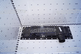 Бак радиатора МТЗ-1221 нижний (латунь) 4-рядная сердцевина (Орен.рад)