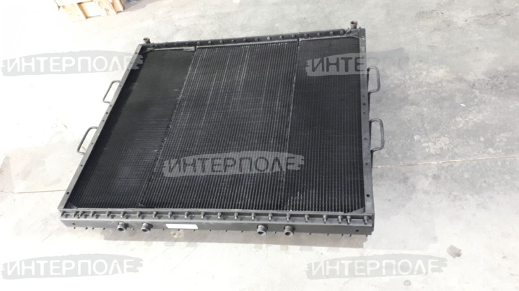 Радиатор масляный (-744) с дв. ЯМЗ-238НД (блок 3 секции, медно-латунный) (Орен.рад.)