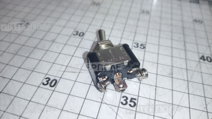 Переключатель (тумблер) 3-контактный с гайкой