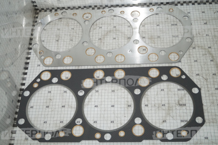 Прокладка ГБЦ ЯМЗ-240 (общая,односторонняя) К-701 (ЯЗТО)