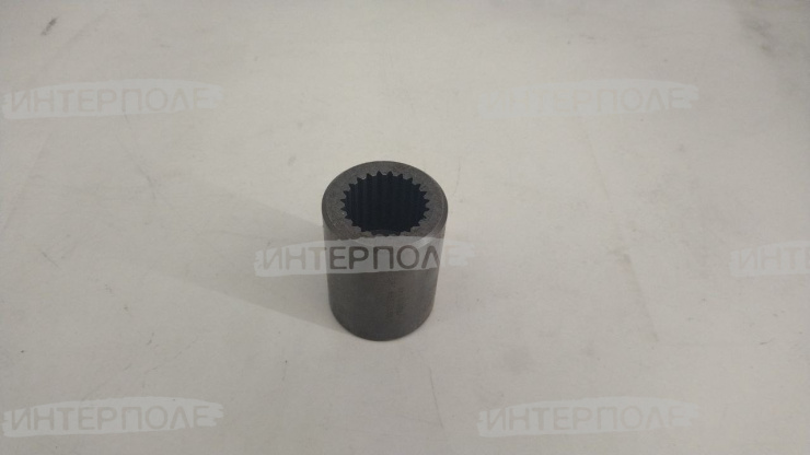 Втулка (муфта) шлицевая соединения гидромотора ГСТ и КПП (ZF) z=26/23 L=73 мм, D=56 мм.